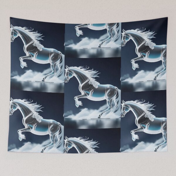 Item preview, Clear Glass Horse Sculpture designed and sold by madygunit.