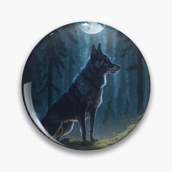 Item preview, Otherworldly Dog in the Forest designed and sold by madygunit.