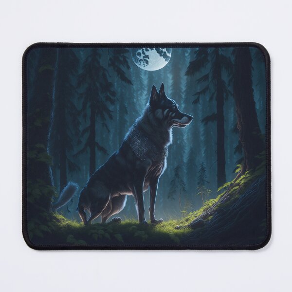 Item preview, Otherworldly Dog in the Forest designed and sold by madygunit.
