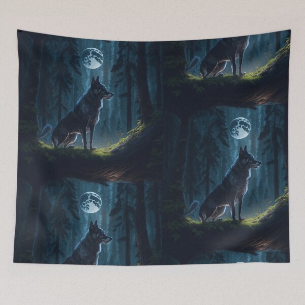 Item preview, Otherworldly Dog in the Forest designed and sold by madygunit.