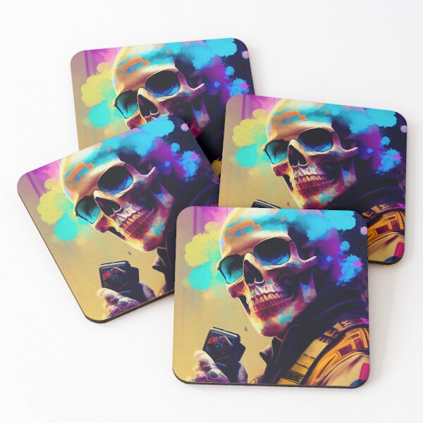 Item preview, Abstract Cyberpunk Skull designed and sold by jpvoodoo.