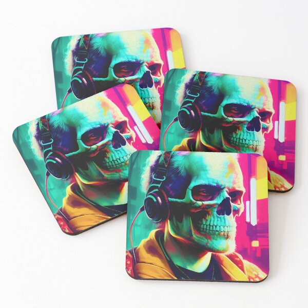 Item preview, Abstract Cyberpunk Skull designed and sold by jpvoodoo.