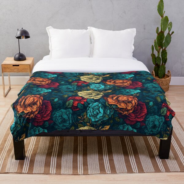 Artikelvorschau, Schönes buntes Rosenmuster entworfen und verkauft von LimitedFuture.