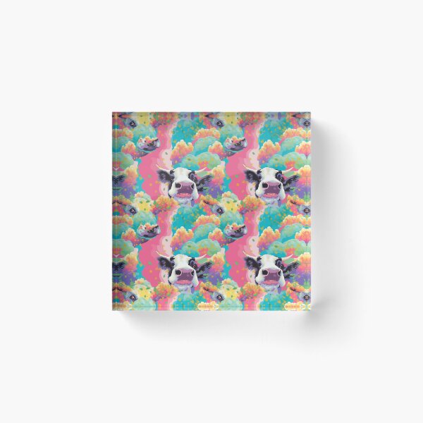Item preview, Bright Pink Cow Art designed and sold by MooZell.