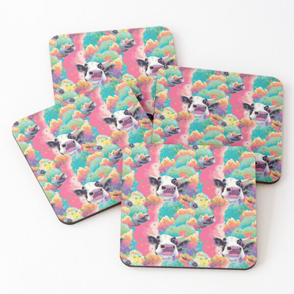 Item preview, Bright Pink Cow Art designed and sold by MooZell.