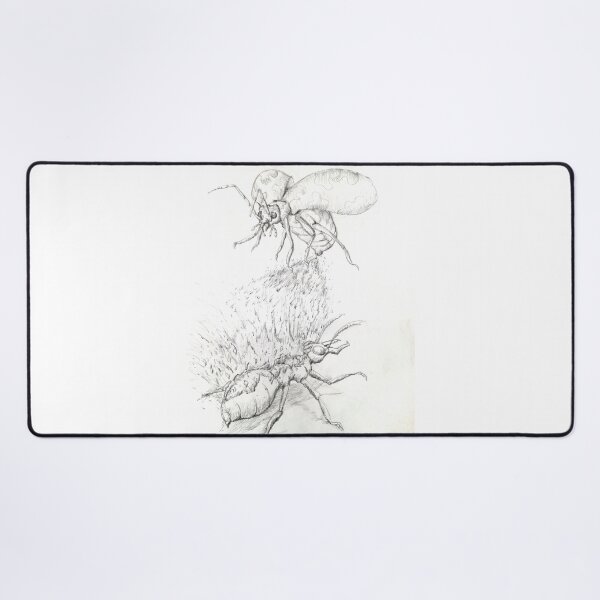 Item preview, Explode ant vs Bombardier beetle in action freehand drawing. designed and sold by Pattanapong Pongampai.