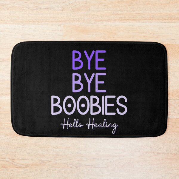Item preview, Bye Bye Boobies Hello Healing Purple designed and sold by Seeding Serendipity.