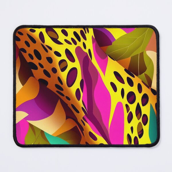 Item preview, Leopard Print Yellow Jungle Fusion designed and sold by AfroMosaic.