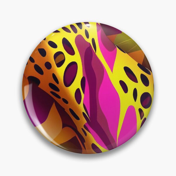 Item preview, Leopard Print Yellow Jungle Fusion designed and sold by AfroMosaic.