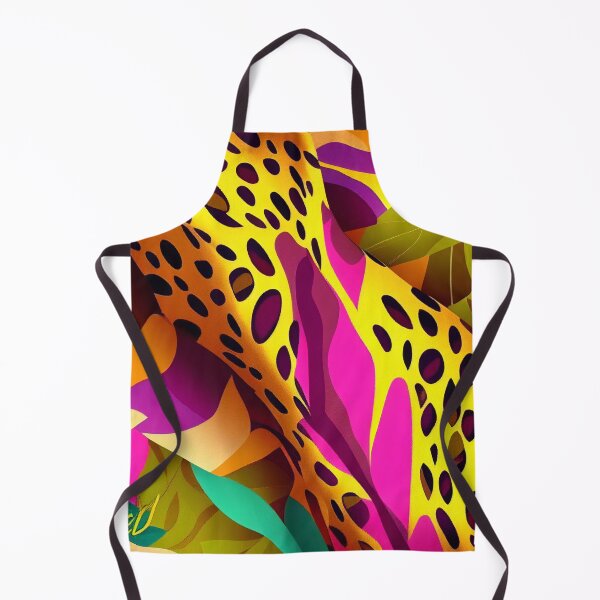 Item preview, Leopard Print Yellow Jungle Fusion designed and sold by AfroMosaic.