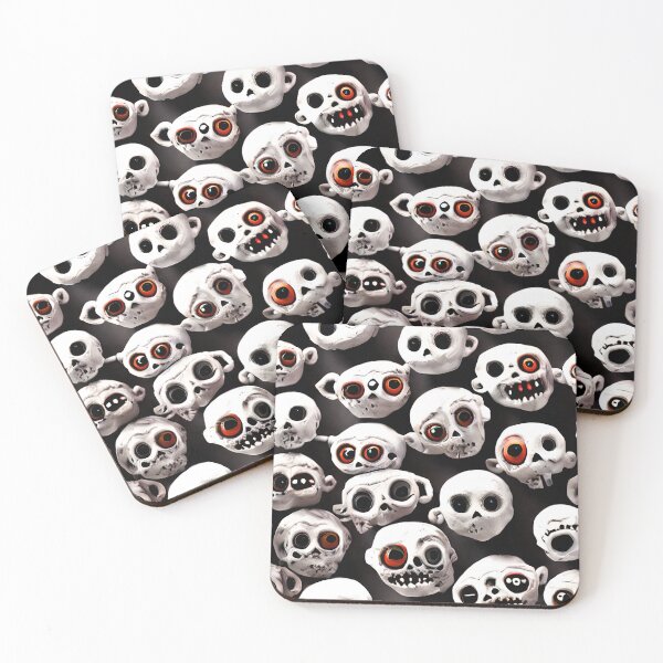 Item preview, Happy Ugly Monsters - Seamless Pattern designed and sold by Chubuter.