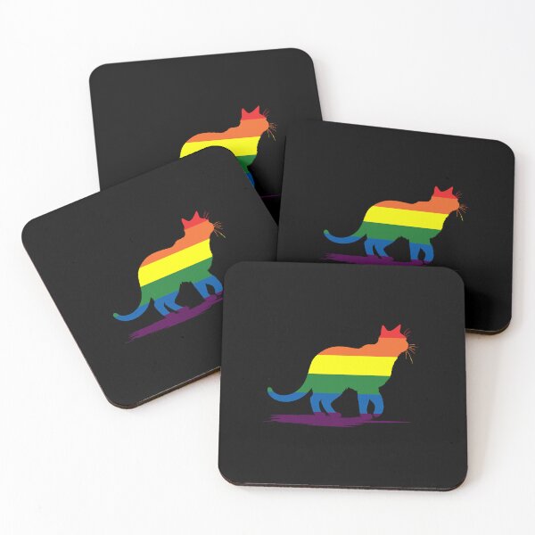 Item preview, Cat Pride #2: LGBTQIA support pride month designed and sold by Arienrod's Designs.