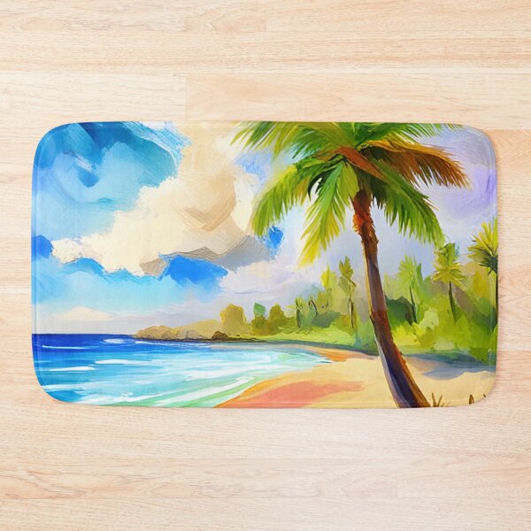 Item preview, Calm sea beach designed and sold by brandway.