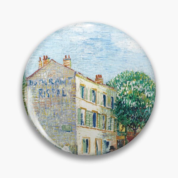 Item preview, El restaurante Rispal en Asnieres - Vincent Van Gogh designed and sold by Belartee.