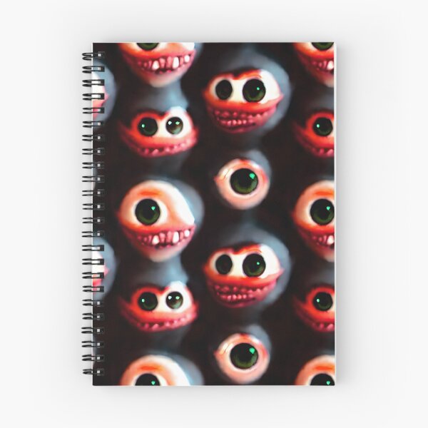 Item preview, Cheerful Devilish Monsters - Seamless Pattern designed and sold by Chubuter.