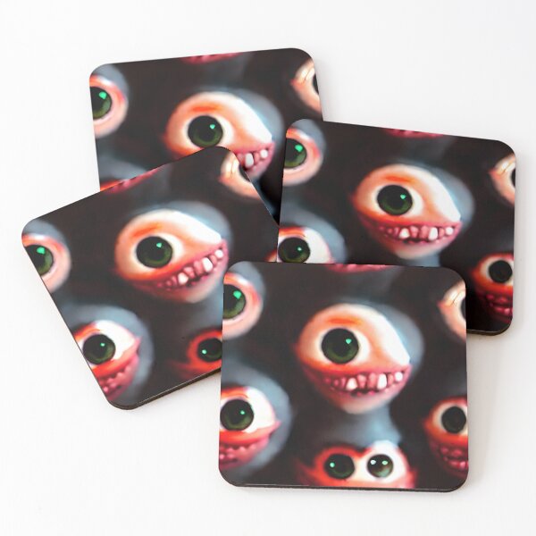 Item preview, Cheerful Devilish Monsters - Seamless Pattern designed and sold by Chubuter.