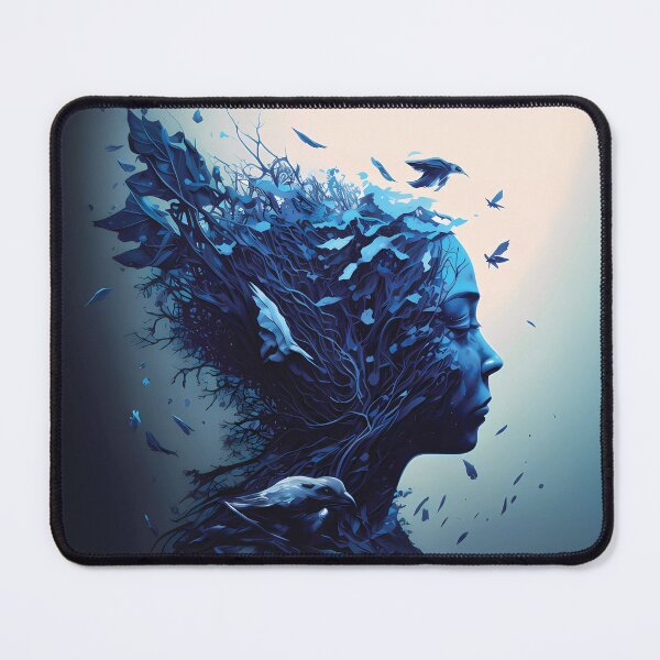 Item preview, Mother Nature Portrait AI Artwork designed and sold by Slowerblue.