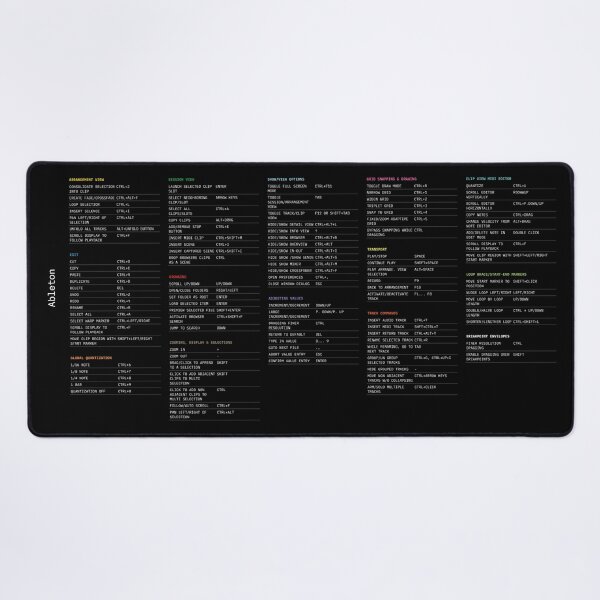 Item preview, Ableton Shortcuts Windows (black) designed and sold by wdevkn.