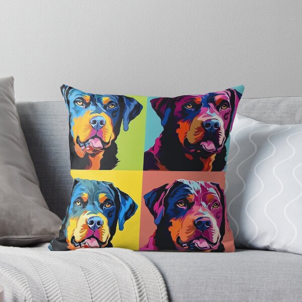 Item preview, Perro rottweiler de arte pop designed and sold by MDCGraphics.