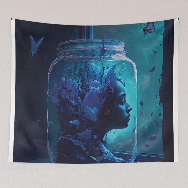 Aperçu de l'œuvre Portrait de Mère Nature AI Artwork créée et vendue par Slowerblue.