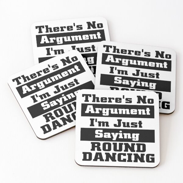Item preview, Saying Round BLK designed and sold by Square Dancing Gifts & Merchandise.