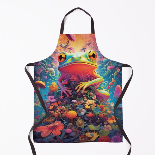 Item preview, Psychedelic Frog: A Surreal Journey Through Colorful Wonderland designed and sold by Retro Type.