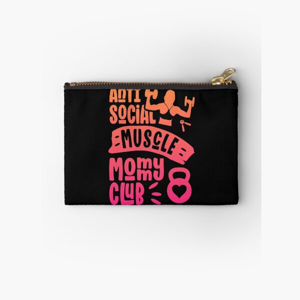 Item preview, Anti Social Muscle Mommy Club Funny Women designed and sold by Designer-Girl.