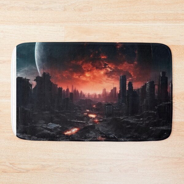 Item preview, Apocalyptic city designed and sold by Rosaliartbook.