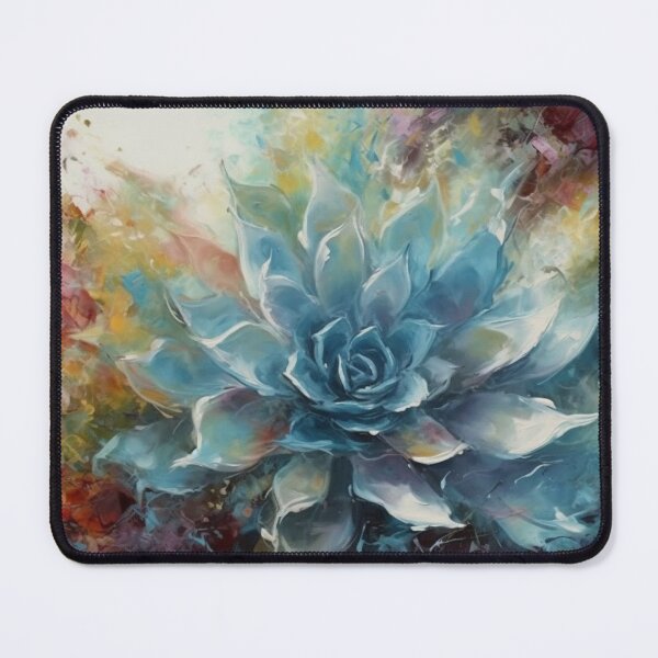 Item preview, Soft Blue Petals Abstract Floral Art designed and sold by MPCFICTION.