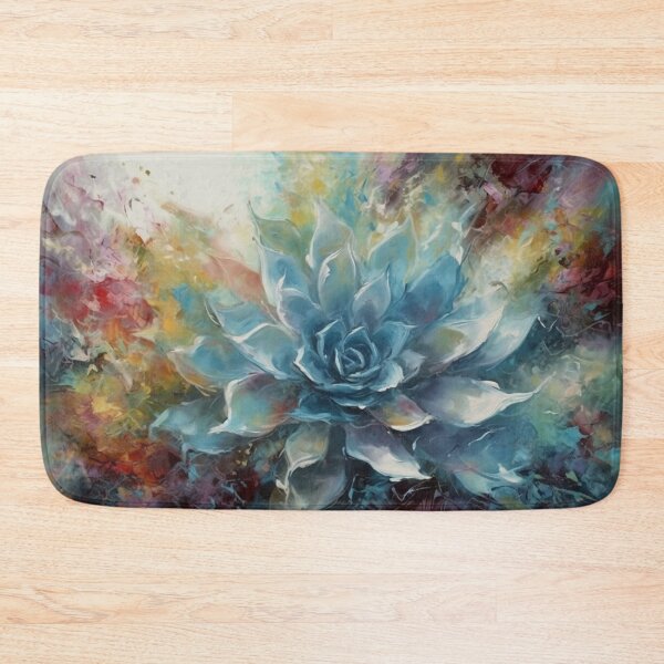 Item preview, Soft Blue Petals Abstract Floral Art designed and sold by MPCFICTION.