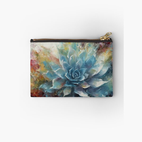 Item preview, Soft Blue Petals Abstract Floral Art designed and sold by MPCFICTION.