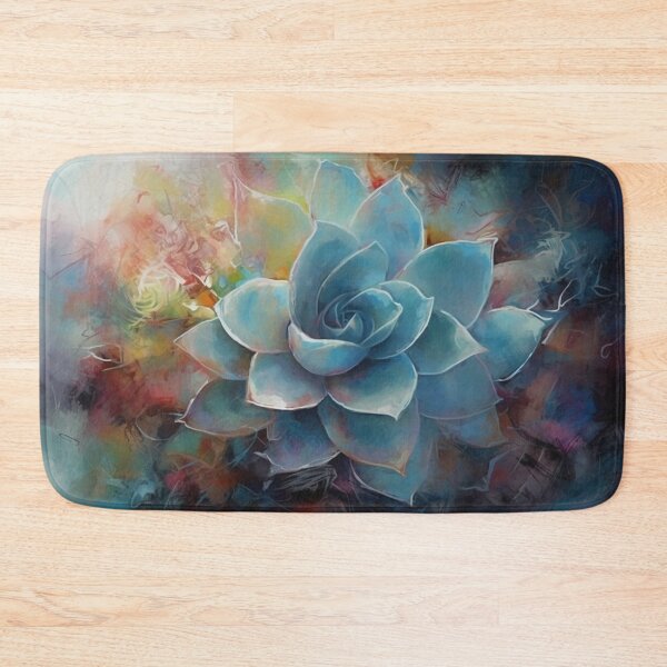Item preview, Soft Blue Blooming Petals Abstract Floral Art designed and sold by MPCFICTION.