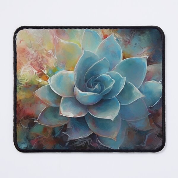Item preview, Soft Blue Blooming Petals Abstract Floral Art designed and sold by MPCFICTION.
