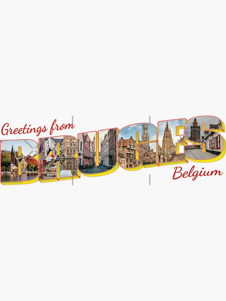 Retro Bruges-Belgium Souvenir Style Brugge T-Shirt Retro Bruges-Belgium Souvenir Style Brugge T-Shirt
