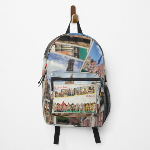 Item preview, Greetings from Bruges in Belgium Vintage style retro souvenir designed and sold by DeveloperProp0.