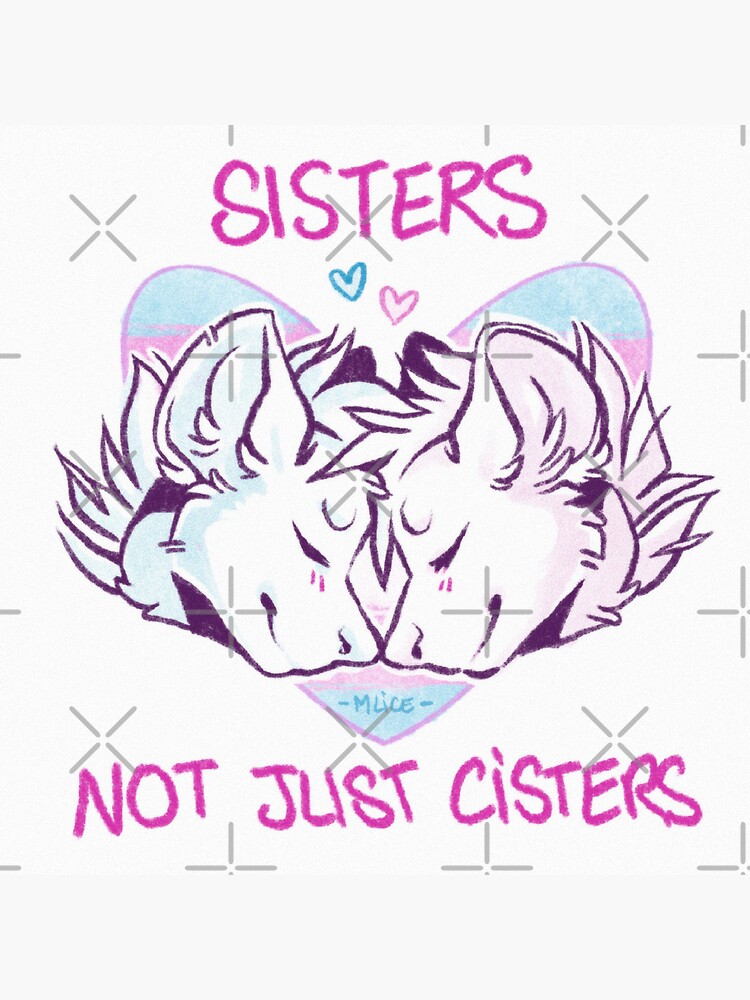 Thumbnail 3 of 3, Sticker, - Sisterhood - designed and sold by Mlice.