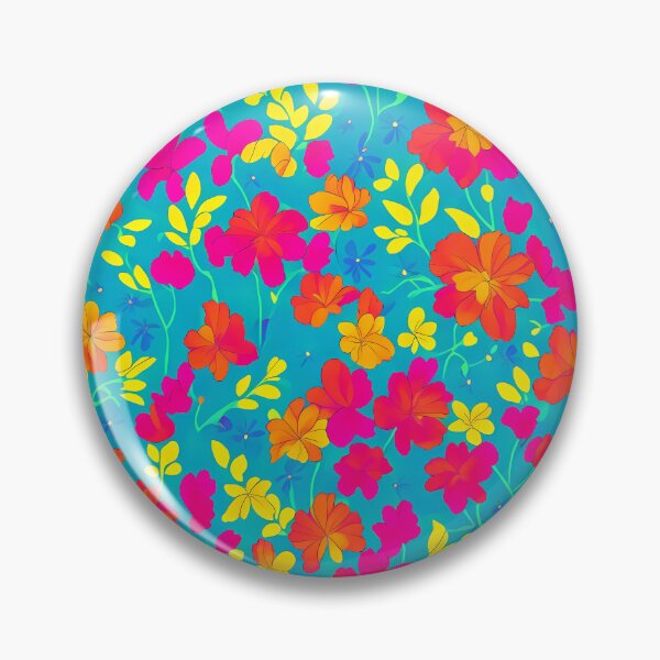 Item preview, Vibrant floral pattern designed and sold by Oleksandr Ivanochko.