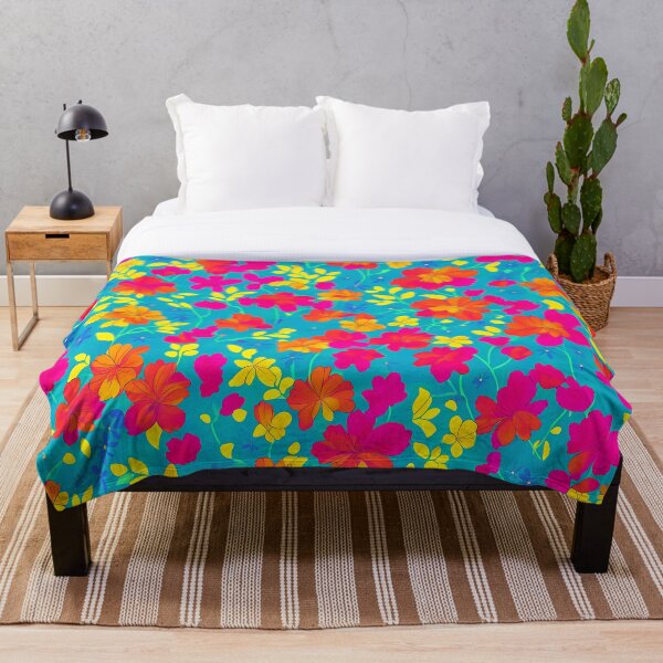 Item preview, Vibrant floral pattern designed and sold by Oleksandr Ivanochko.