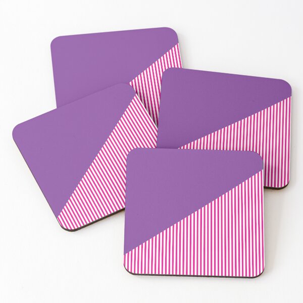 Item preview, Triangle and Stripes | Mixed Patterns | Purple and Pink designed and sold by rsty11.