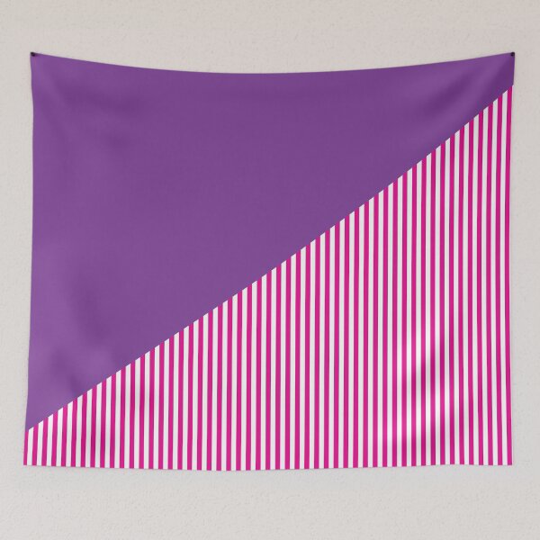 Item preview, Triangle and Stripes | Mixed Patterns | Purple and Pink designed and sold by rsty11.