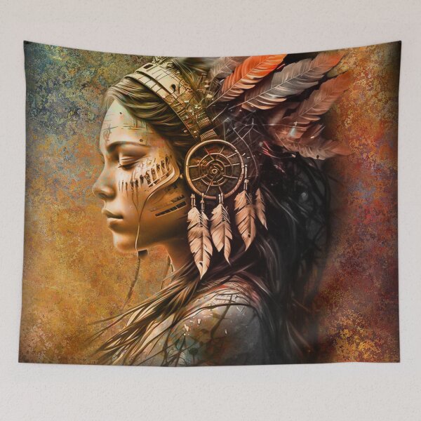 Item preview, APACHE  LADY  designed and sold by johnnyssandart.