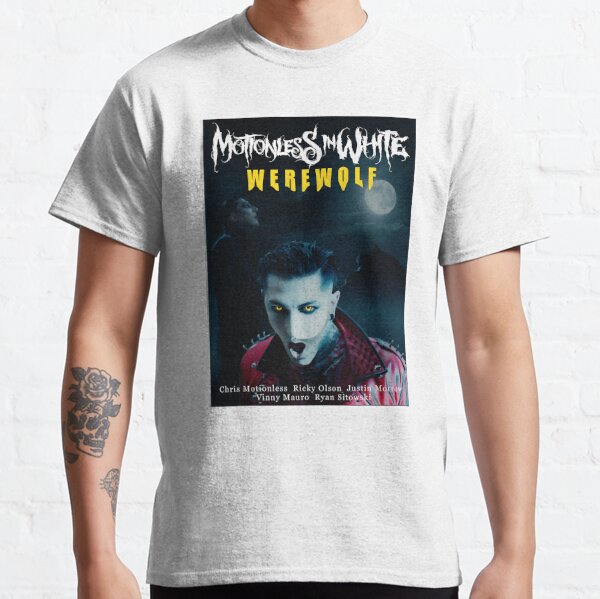 2019 Motionless In White Shirt Graveyard Shift Metalcore Band Men