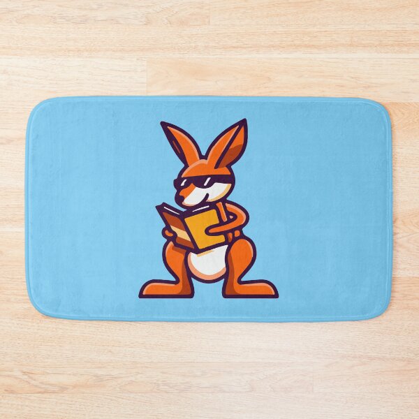 Item preview, Kangaroo Is Reading Book designed and sold by Coffee Lifestyle.