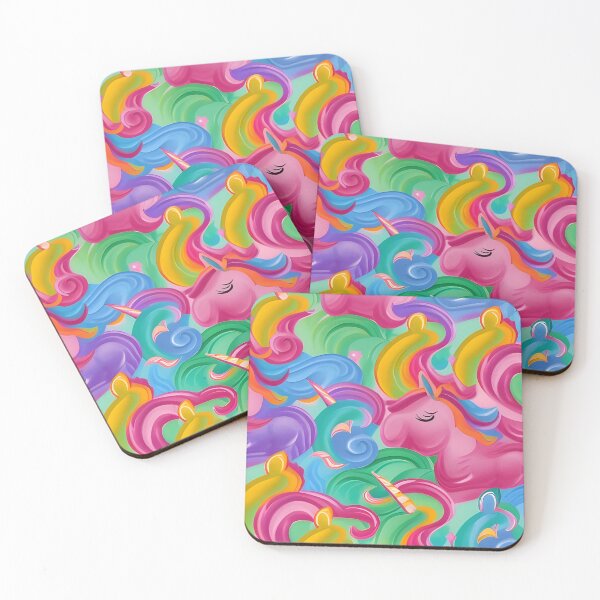 Item preview, Colorful unicorns pattern designed and sold by brandway.