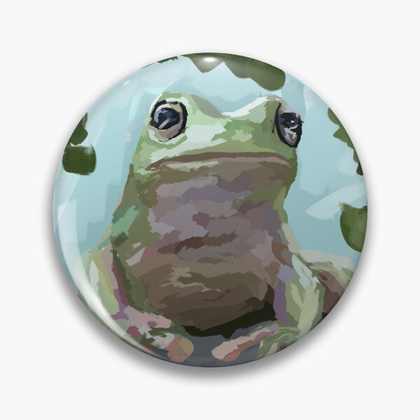 Item preview, A frog on a rock designed and sold by Goldenshires.