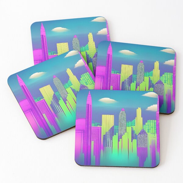 Item preview, Dream trippy city skyline designed and sold by brandway.