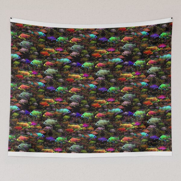 Item preview, Shroomed Chiclids swatch 000 designed and sold by vguz.