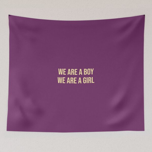 Item preview, WE ARE A BOY WE ARE A GIRL designed and sold by PeachMillk.