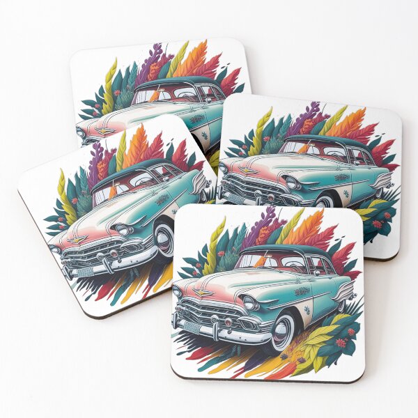 Item preview, Exotic coloured Chevrolet car 50s designed and sold by Decoches.