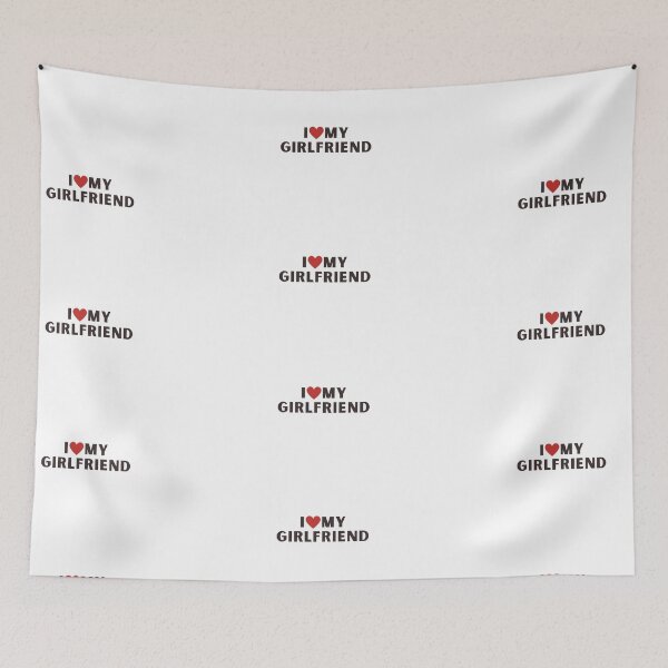 Item preview, I LOVE MY GIRLFRIEND- Valintine/fun/novelty t-shirt. designed and sold by Grin.